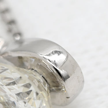 ノンブランド NON BRAND ダイヤモンド 0.558ct ペンダント プラチナシルバー Pt900 ダイヤモンド PT850(チェーン) ネックレス 1粒 1石 ラウンドブリリアントカット