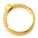 ノンブランド NON BRAND ダイヤモンド 0.33ct イエローゴールド K18YG ダイヤモンド リング 指輪 1石 1粒 18K 750 YG ラウンドブリリアントカット 11号