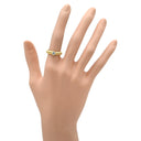 ノンブランド NON BRAND ダイヤモンド 0.33ct イエローゴールド K18YG ダイヤモンド リング 指輪 1石 1粒 18K 750 YG ラウンドブリリアントカット 11号