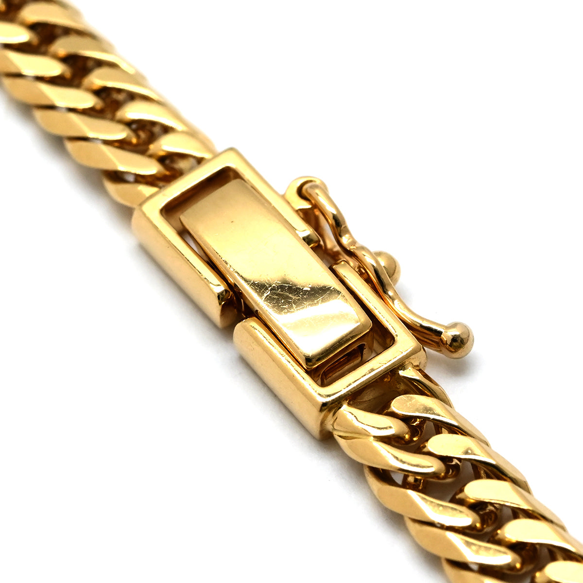 喜平 KIHEI K18 18金 50.3m 30.8g 6面 ダブル W イエローゴールド