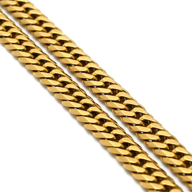 喜平 KIHEI K18 18金 50.6m 30.2g 6面 ダブル W イエローゴールド K18YG ネックレス 造幣局検定マーク※ショッピングローン対応していません