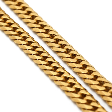 喜平 KIHEI K18 18金 50.3m 30.1g 6面 ダブル W イエローゴールド K18YG ネックレス 造幣局検定マーク※ショッピングローン対応していません