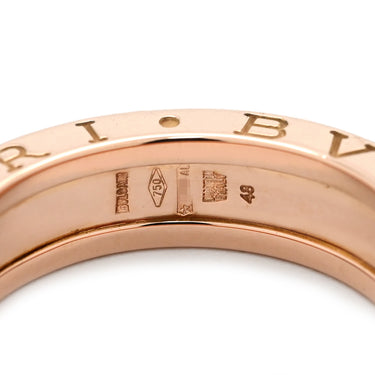 ブルガリ BVLGARI ビーゼロワン B-zero1 リング XS ピンクゴールド K18PG #48(JP8) リング 指輪 750 18金 PG 1バンドリング 8号