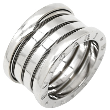 ブルガリ BVLGARI ビーゼロワン B-zero1 4バンドリング ホワイトゴールド K18WG #49(JP9) リング 指輪 Au750 WG 18K 18金 8号