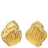 ノンブランド NON BRAND ダイヤモンド 0.40ct デザインピアス イエローゴールド K18YG ダイヤモンド ピアス 18K 750 YG スタッド 両耳用 幅広