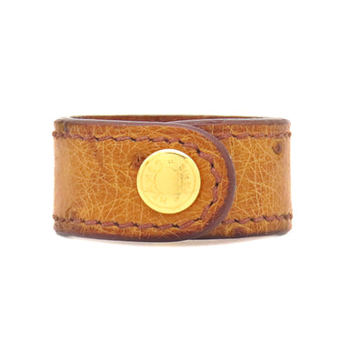 エルメス HERMES ノマド チェスナッツ オーストリッチ グローブホルダー ゴールド金具 手袋ホルダー