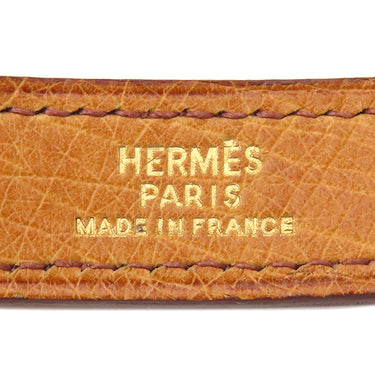 エルメス HERMES ノマド チェスナッツ オーストリッチ グローブホルダー ゴールド金具 手袋ホルダー
