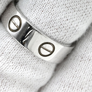 カルティエ Cartier ラブリング クラシックモデル B4084751 ホワイトゴールド K18WG #51 リング 指輪 LOVE Ring K18WG Au750 18K 11号