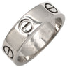 カルティエ Cartier ラブリング クラシックモデル B4084753 ホワイトゴールド K18WG #53 リング 指輪 LOVE Ring K18WG Au750 18K 12.5号