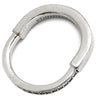 ティファニー Tiffany & Co ロック トップ ホワイトゴールド K18WG ダイヤモンド ペンダントトップ T&Co. Au750 18K ダイヤ 0.14ct オーバル型