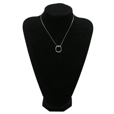 ティファニー Tiffany & Co ロック トップ ホワイトゴールド K18WG ダイヤモンド ペンダントトップ T&Co. Au750 18K ダイヤ 0.14ct オーバル型