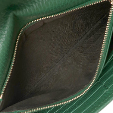 グッチ GUCCI インターロッキングG 615523 グリーン レザー チェーンウォレット ゴールド金具 チェーンショルダー ショルダーバッグ