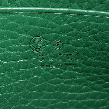グッチ GUCCI インターロッキングG 615523 グリーン レザー チェーンウォレット ゴールド金具 チェーンショルダー ショルダーバッグ