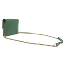 グッチ GUCCI インターロッキングG 615523 グリーン レザー チェーンウォレット ゴールド金具 チェーンショルダー ショルダーバッグ