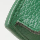 グッチ GUCCI インターロッキングG 615523 グリーン レザー チェーンウォレット ゴールド金具 チェーンショルダー ショルダーバッグ