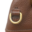 プラダ PRADA ロゴプレート 2WAY BN1777 ブルチャート レザー ヴィッテロダイノ ハンドバッグ ゴールド金具 ハンドバッグ ショルダー