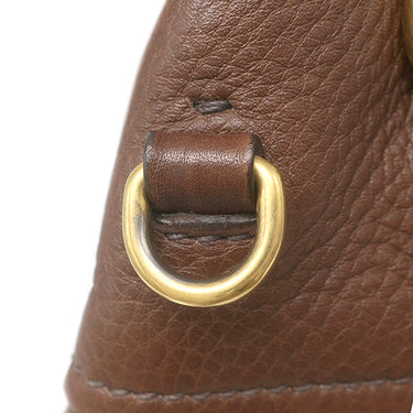 プラダ PRADA ロゴプレート 2WAY BN1777 ブルチャート レザー ヴィッテロダイノ ハンドバッグ ゴールド金具 ハンドバッグ ショルダー
