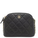 シャネル CHANEL マトラッセ チェーンクラッチ AP4000 ブラック レザー キャビアスキン チェーンウォレット ゴールド金具 ミニショルダー