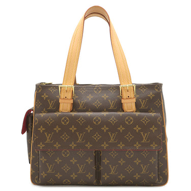 ルイヴィトン LOUIS VUITTON ミュルティプリ シテ M51162 モノグラム モノグラムキャンバス ハンドバッグ ゴールド金具 茶
