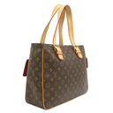 ルイヴィトン LOUIS VUITTON ミュルティプリ シテ M51162 モノグラム モノグラムキャンバス ハンドバッグ ゴールド金具 茶