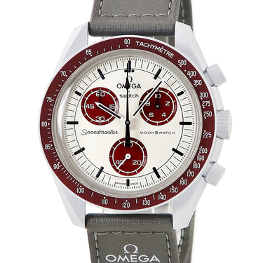 腕時計 オメガ OMEGA スピードマスター バイオセラミック ムーンスウォッチ ミッション トゥ プルート SO33M101 クオーツ メンズ