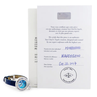 腕時計 ヴァンクリーフアーペル Van Cleef & Arpels チャーム エクストラオーディネール フェ ローズ ド ニュイ VCARO8QE00 クオーツ レディース