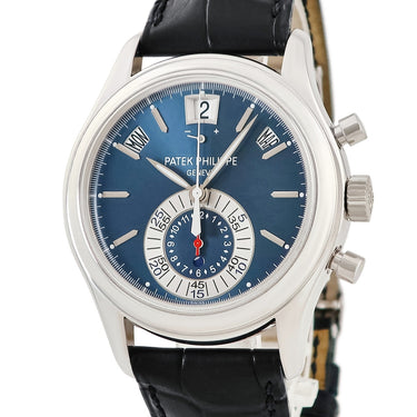 腕時計 パテックフィリップ PATEK PHILIPPE アニュアルカレンダー クロノグラフ 5960P-015 自動巻き メンズ Pt950無垢 年次カレンダー