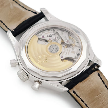 腕時計 パテックフィリップ PATEK PHILIPPE アニュアルカレンダー クロノグラフ 5960P-015 自動巻き メンズ Pt950無垢 年次カレンダー