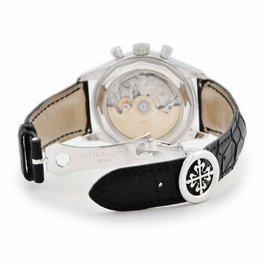 腕時計 パテックフィリップ PATEK PHILIPPE アニュアルカレンダー クロノグラフ 5960P-015 自動巻き メンズ Pt950無垢 年次カレンダー