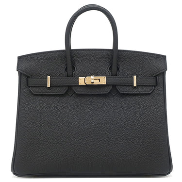 エルメス HERMES バーキン25 ブラック トゴ ハンドバッグ シャンパンゴールド金具 新品 未使用 黒 2025年製