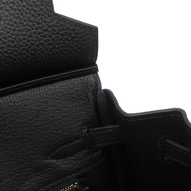 エルメス HERMES バーキン25 ブラック トゴ ハンドバッグ シャンパンゴールド金具 新品 未使用 黒 2025年製