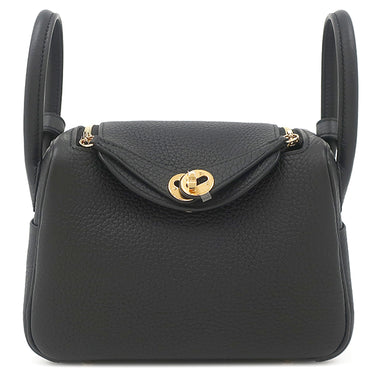 エルメス HERMES リンディ2 ミニ 20 ブラック トリヨンクレマンス ショルダーバッグ ゴールド金具 新品 未使用 黒 2025年製