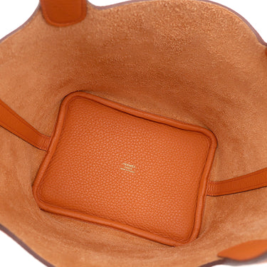 エルメス HERMES ピコタンロックPM オレンジ トリヨンクレマンス ハンドバッグ ゴールド金具 新品 未使用 2025年製