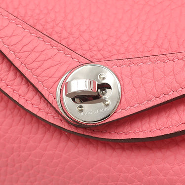 エルメス HERMES リンディ ミニ ローズアザレ トリヨンクレマンス ショルダーバッグ シルバー金具 2024年製