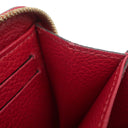 ルイヴィトン LOUIS VUITTON ジッピー コインパース M63696 スカーレット モノグラムアンプラント コインケース ゴールド金具 赤 ラウンドジップ