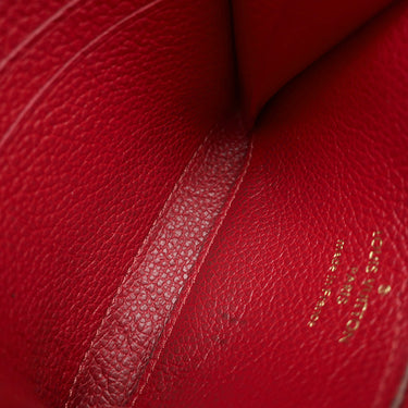ルイヴィトン LOUIS VUITTON ジッピー コインパース M63696 スカーレット モノグラムアンプラント コインケース ゴールド金具 赤 ラウンドジップ