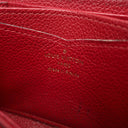 ルイヴィトン LOUIS VUITTON ジッピー コインパース M63696 スカーレット モノグラムアンプラント コインケース ゴールド金具 赤 ラウンドジップ
