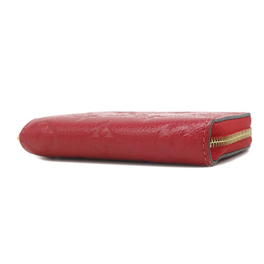 ルイヴィトン LOUIS VUITTON ジッピー コインパース M63696 スカーレット モノグラムアンプラント コインケース ゴールド金具 赤 ラウンドジップ