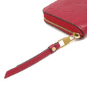 ルイヴィトン LOUIS VUITTON ジッピー コインパース M63696 スカーレット モノグラムアンプラント コインケース ゴールド金具 赤 ラウンドジップ