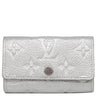 ルイヴィトン LOUIS VUITTON キーケース ミュルティクレ 6 M26508 シルバー レザー モノグラムアンプラント キーケース シルバー金具 6連 6本 鍵入れ