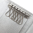ルイヴィトン LOUIS VUITTON キーケース ミュルティクレ 6 M26508 シルバー レザー モノグラムアンプラント キーケース シルバー金具 6連 6本 鍵入れ