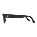 ルイヴィトン LOUIS VUITTON コンフィデンス スクエア 50□23 Z2126U ブラック アセテート メタル サングラス ゴールド金具 LVロゴ ラウンド