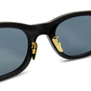 ルイヴィトン LOUIS VUITTON コンフィデンス スクエア 50□23 Z2126U ブラック アセテート メタル サングラス ゴールド金具 LVロゴ ラウンド