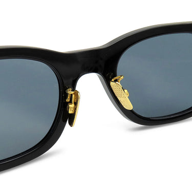 ルイヴィトン LOUIS VUITTON コンフィデンス スクエア 50□23 Z2126U ブラック アセテート メタル サングラス ゴールド金具 LVロゴ ラウンド