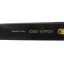 ルイヴィトン LOUIS VUITTON LVエスケイプ スクエア 53□22 Z1496E ブラック アセテート メタル サングラス ゴールド金具 ダミエ パターン 角型
