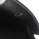 トッズ TODS モノグラム ロゴ ブラック レザー ＃7 ローファー 黒 革靴
