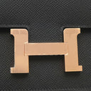 エルメス HERMES コンスタンスミニ 3 ミロワール ブラック ヴォーエプソン ショルダーバッグ ピンクゴールド金具 新品 未使用 2024年製