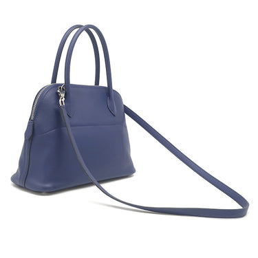 エルメス HERMES ボリード27 ブルーサフィール ヴォースイフト 2WAYバッグ シルバー金具 ショルダー