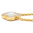 ヴァンクリーフアーペル Van Cleef & Arpels ピュア アルハンブラ VCARA39700 ホワイト×イエローゴールド K18YG マザーオブパール ネックレス Au750 18K シェル