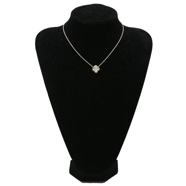 ヴァンクリーフアーペル Van Cleef & Arpels ピュア アルハンブラ VCARA39700 ホワイト×イエローゴールド K18YG マザーオブパール ネックレス Au750 18K シェル